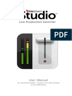 Livestream Studio Manual