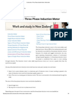 Construction of Three Phase Induction Motor