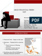 Asian Financial Crisis - 1997: Presented By: Group 5