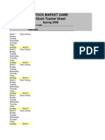 Stock Tracker Sheet Example