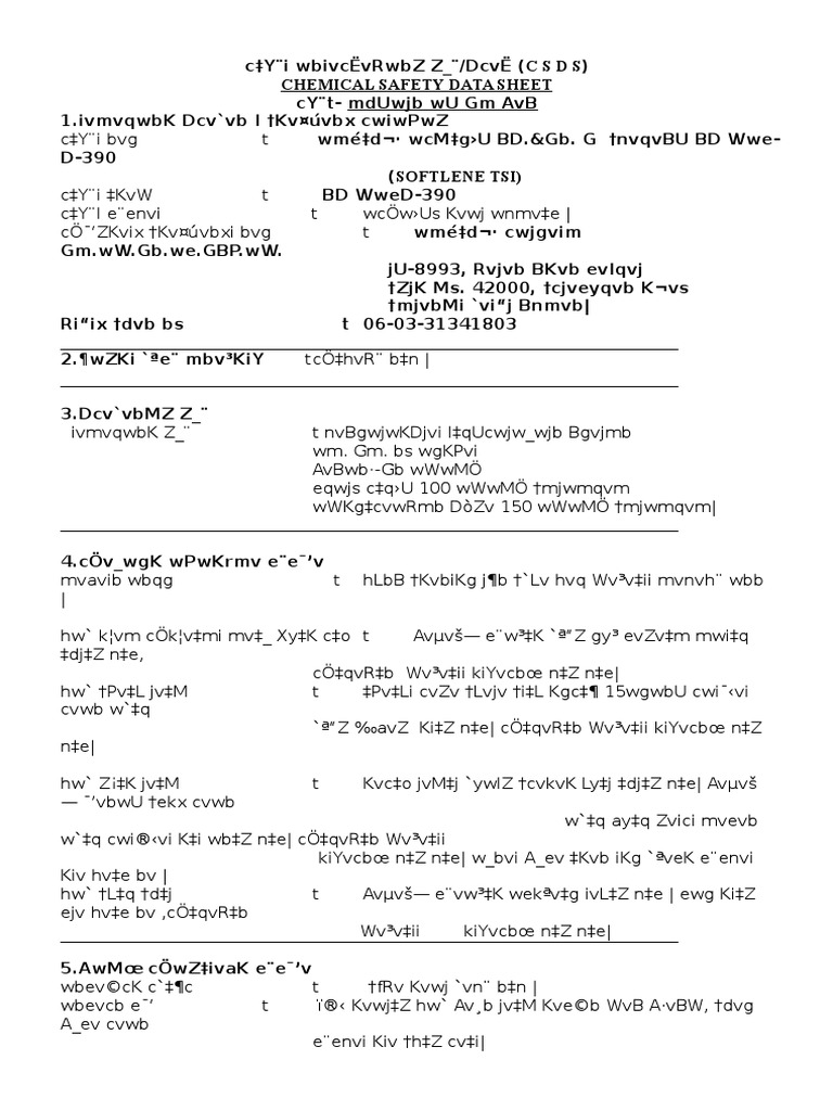 Msds Freight Transport Systems Science