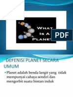 Defenisi Planet