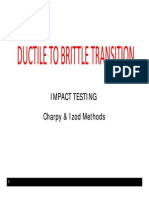 Impact Testing Impact Testing Charpy & Izod Methods Charpy & Izod Methods