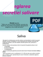 Reglarea Secretiei Salivare