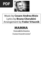 MAMMA - PDF Full Orchestra Score