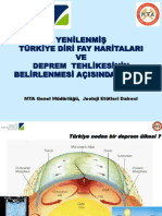 Turkiye Diri Fay Haritasi Basin Bildirisi Sunusu
