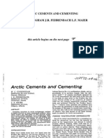 Arctic Cements and Cementing
