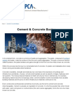 Cement & Concrete Basics