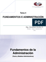 Tema I-4 Fundamentos de La Administracion