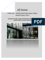 Major Retail Project, Part I: All Saints