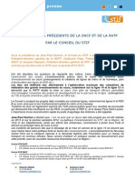 STIF CPresse Auditions Des Presidents de La SNCF Et de La RATP 6 Nov 2014 PDF