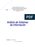 Analisis de Sistemas de Informacion