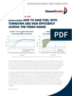 Boiler Efficiency and Firing Rate