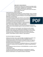 Reflexiones sobre grupo operativo y sus conceptos clave