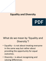 Equality and Diversity1