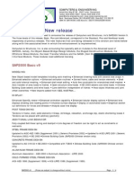 Information-manuals-brochures Sap2000 Brochures English Sap2000 v9 Upgrade Features