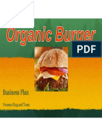 Organic Burger Presentation