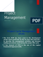 Project Management: What Is PCM