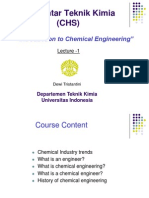 Pengantar Teknik Kimia (CHS) : "Introduction To Chemical Engineering"