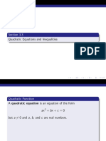 Solve Quadratic Equations Using Various Methods (38