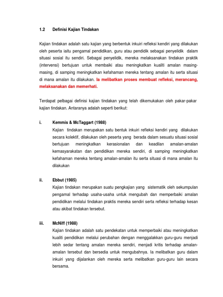 Kajian Tindakan Pdf