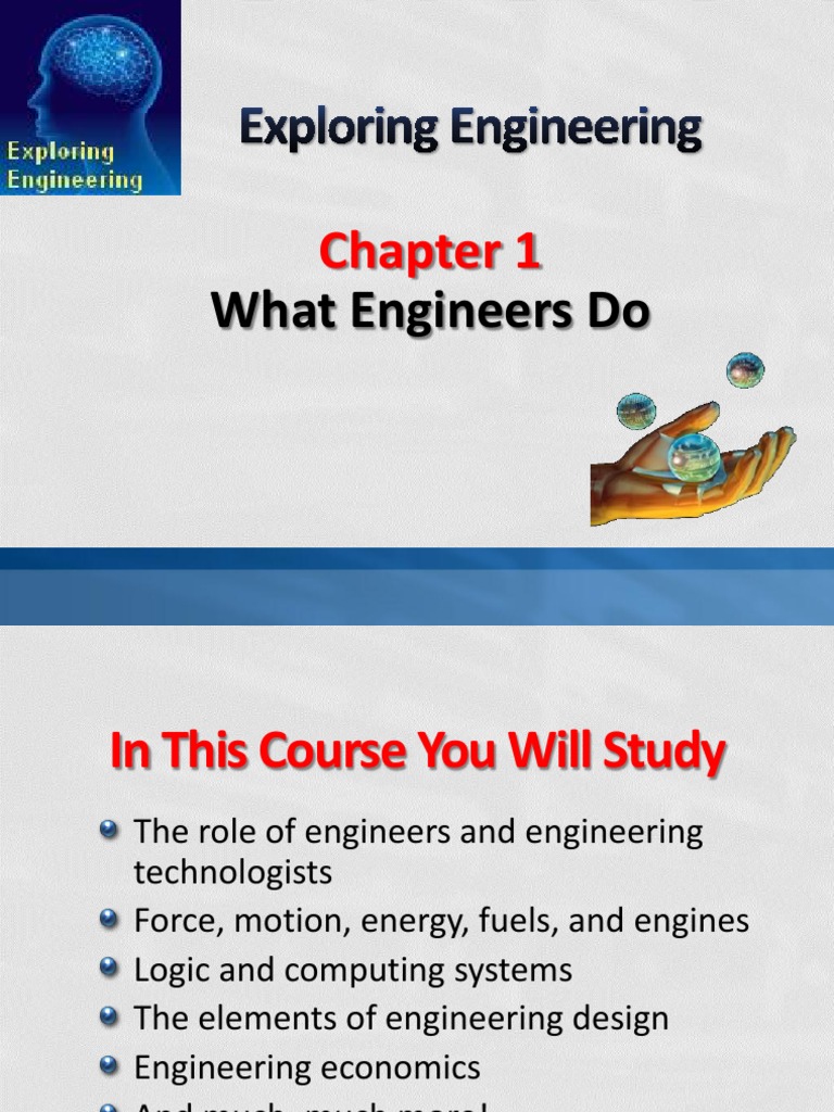 Chapter 1 What Engineers Do | PDF | Art | Computers