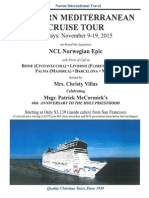 Western Mediterranean Cruise Tour