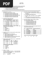 SOAL KIMIA Laju Reaksi