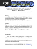 07. Os Desafios Da Escola Frente a Proposta de Educao Inclusiva o Papel Do Projeto Poltico Pedaggico
