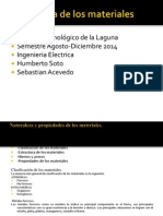 Naturaleza y Propiedades de Los Materiales Electricos