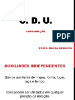 2 Aula Cdu - Auxi. Indep. - Lingua, Forma