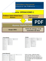 Estructura Organizacional U6 t1 A1