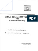 Manual de Capacidad Vial 1985