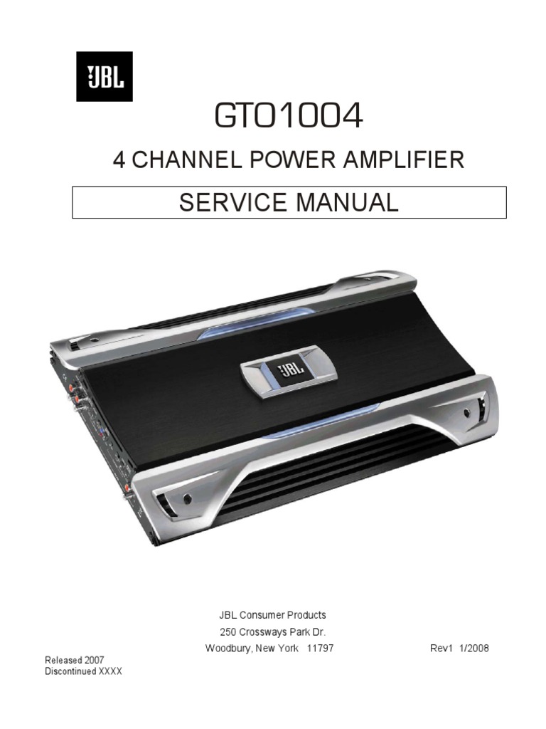 値下げ中！JBL GTO 1004 アンプ GTO1004 | Full-range amplifier for your car audio system