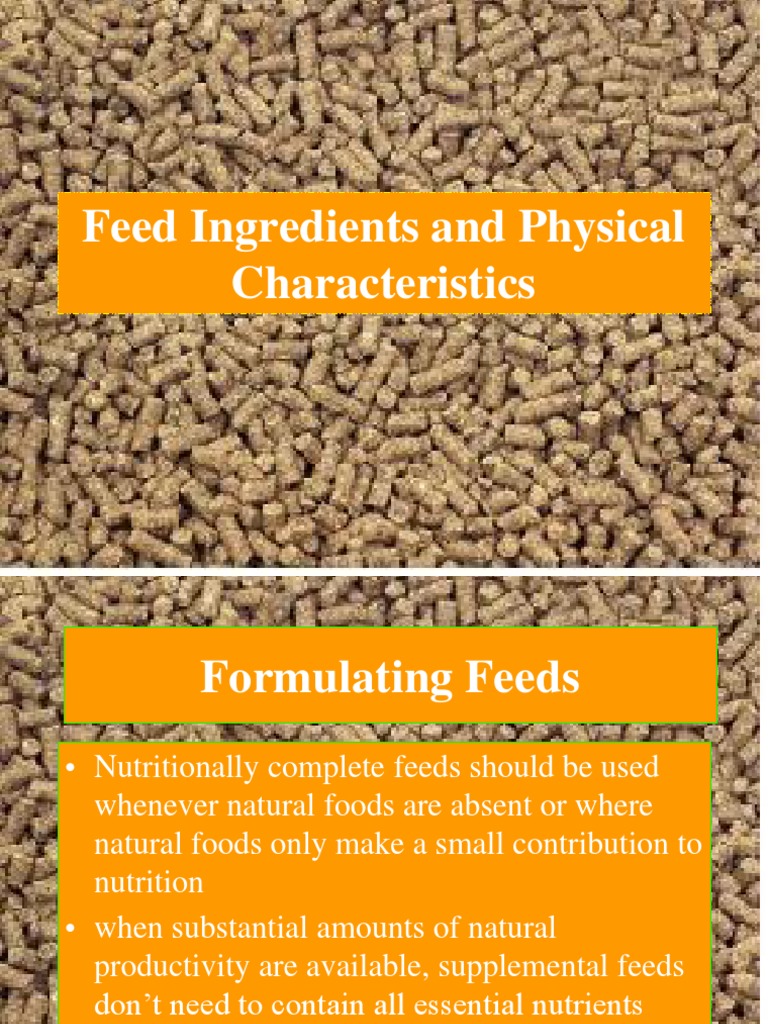 Nutrient Composition of Fish Feeds | PDF | Cooking, Food & Wine