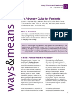 Feminist Advocacy Guide Awid 2