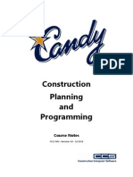 Candy Construction Planning and Programming