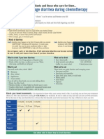 How To Manage Diarrhea During Chemotherapy