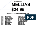 Camellias 2009-2010 Price List