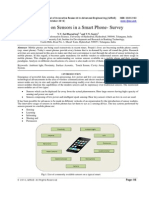 IJIRAE:: Analysis On Sensors in A Smart Phone - Survey
