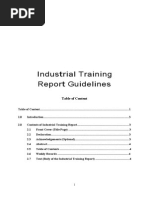 Download Industrial Training Report Format and Guidelines  by harishpareek SN246331304 doc pdf