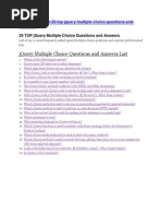 Download JQuery Multiple Choice Questions and Answers by skills9tanish SN246333130 doc pdf