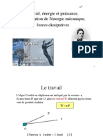 Travail, Énergie Et Puissance, Conservation de L'énergie Mécanique, Forces Dissipatives