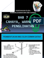 7.3 - 7.4Penyebaran Cahaya & Penyerakan Cahaya