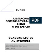 Curso animación sociocultural y tercera edad