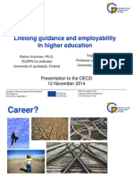 Lifelong guidance and employability in higher education