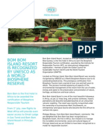 Verypcc - BOM BOM ISLAND RESORT IS RECOGNIZED BY UNESCO AS A WORLD BIOSPHERE RESERVE  - 2014-06-23.pdf