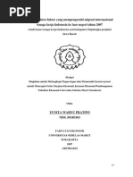 Download Analisis Faktor Yang Memepengaruhi Migrasi by itok_jauhari SN246355684 doc pdf