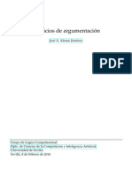 Ejercicios de argumentación lógica