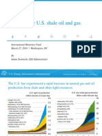 EIA Outlook For U.S. Shale Oil and Gas - Marzo 2014 - Presentación Al FMI